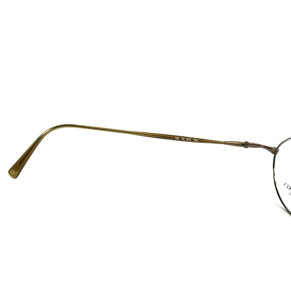 Vintage Ralph Lauren Petite Eyeglasses Frames RL1352 R94 Gold Brown 49-18-135
